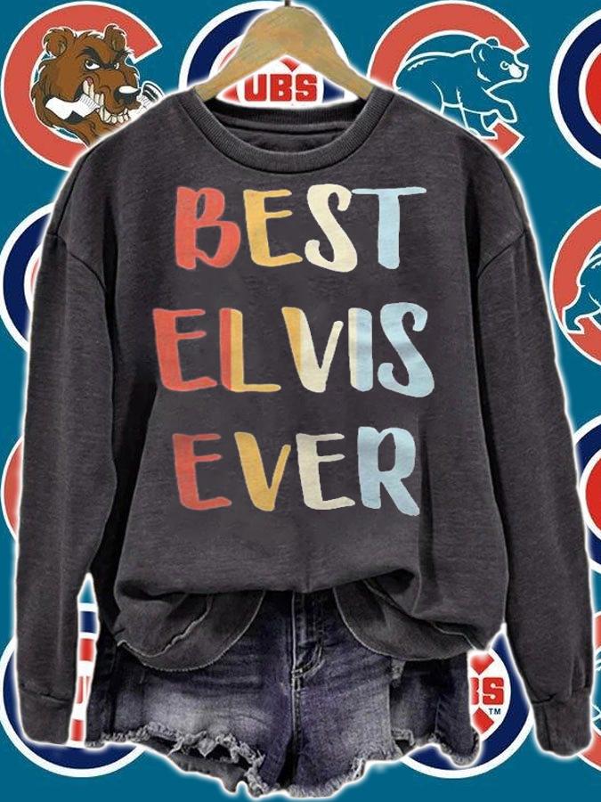 Mens Best Elvis Ever Retro Vintage First Name Gift Shirt t-shirt