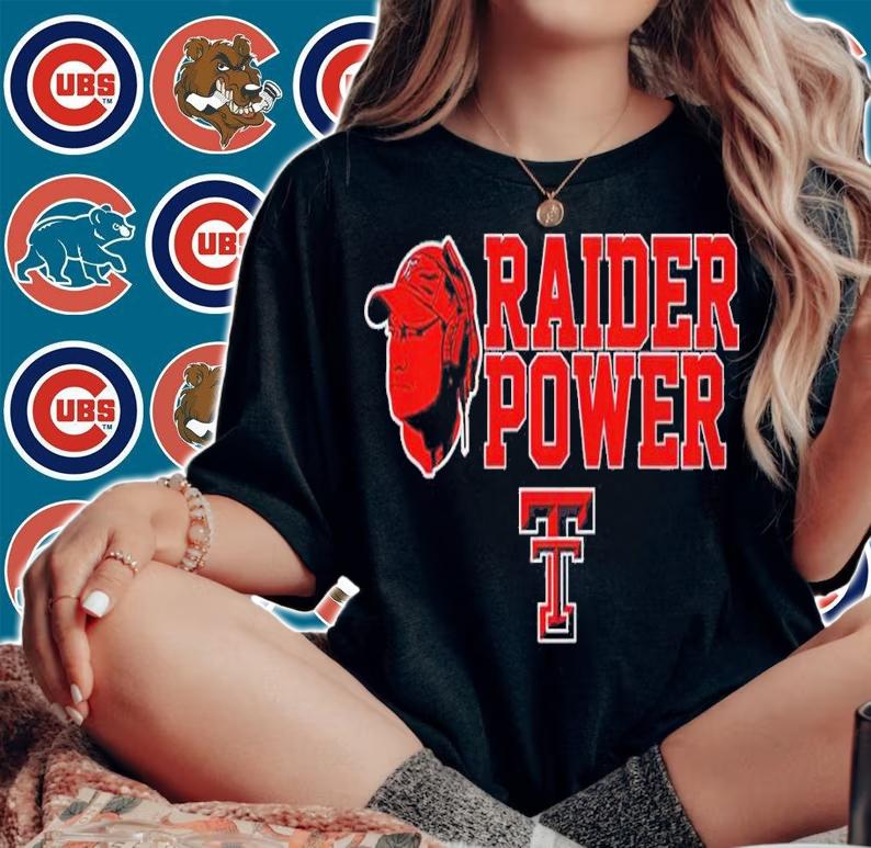 Texas Tech Joey Mcguire Raider Power Shirt t-shirt woman shirt