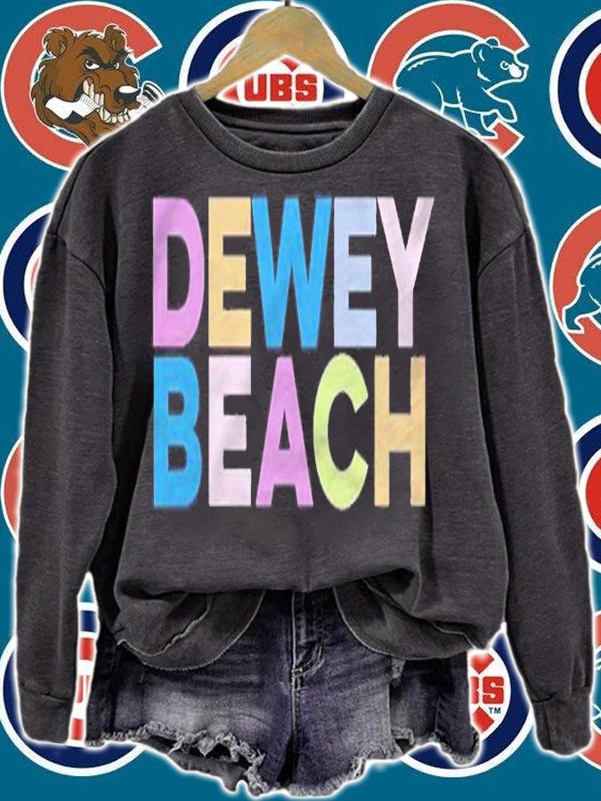 Dewey Beach Delaware Colorful Vacation Shirt t-shirt