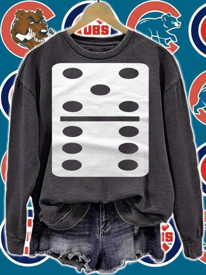 Five Six Dominoes Halloween Costume Domino Game Shirt t-shirt sweatshirt