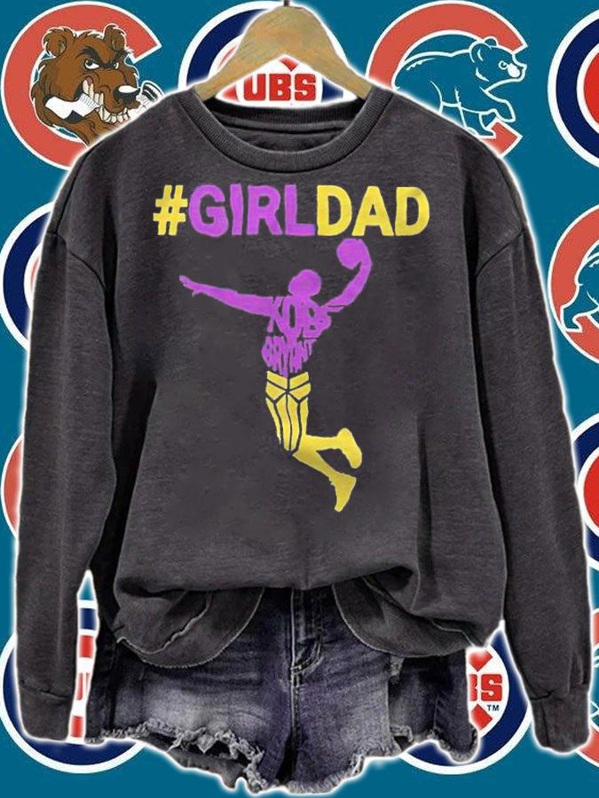 Girl dad Kobe Bryant playing basketball T-shirt t-shirt sweatshirt