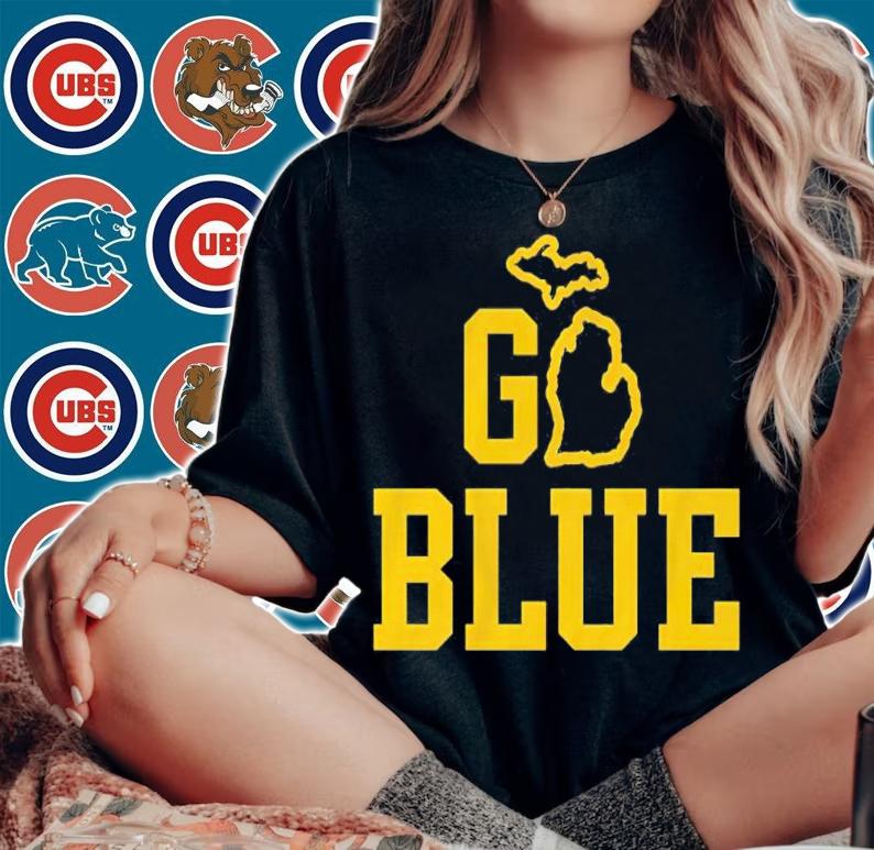 Michigan Go Blue Shirt t-shirt woman shirt