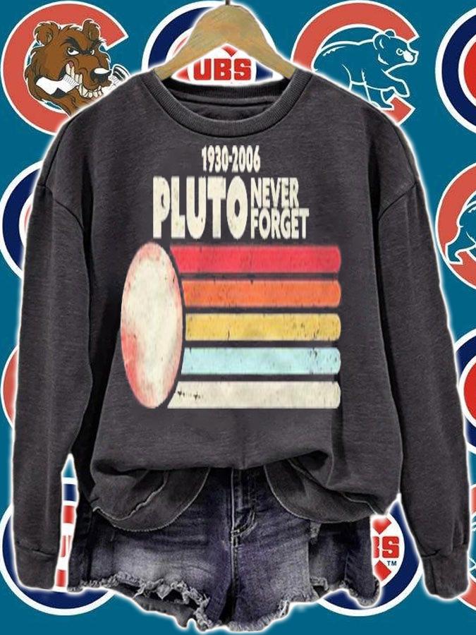Never Forget Pluto Shirt. Retro Style Funny Space, Science Shirt t-shirt sweatshirt