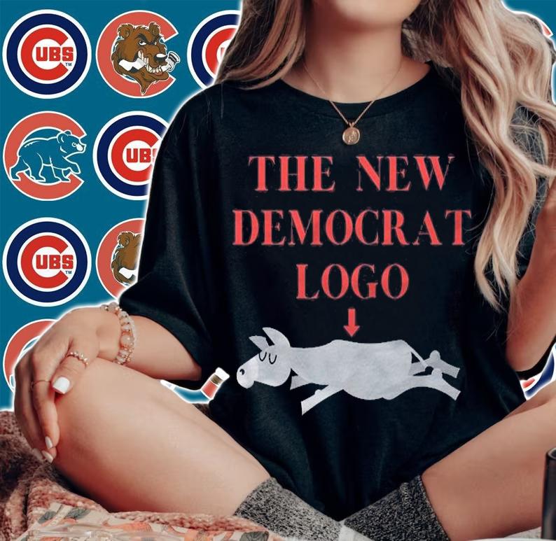 Official dead Donkey The New Democrats Logo Offensive Jokes T-Shirt t-shirt woman shirt