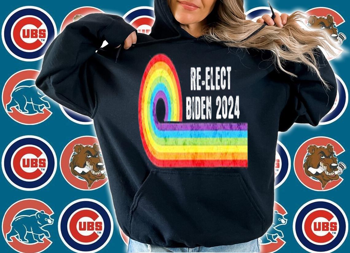 Patriotic Re-Elect Biden 2024 Gay Community Vintage T-Shirt t-shirt hoodie