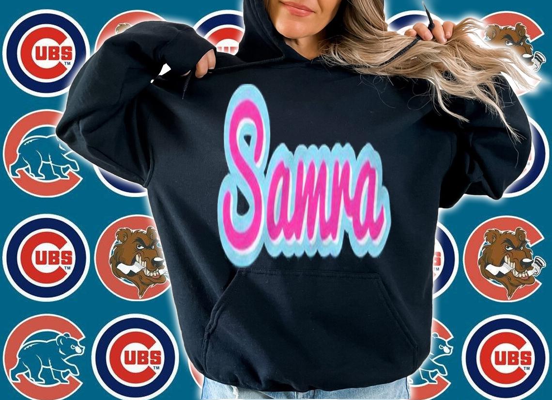 Samra text logo T-shirt t-shirt hoodie