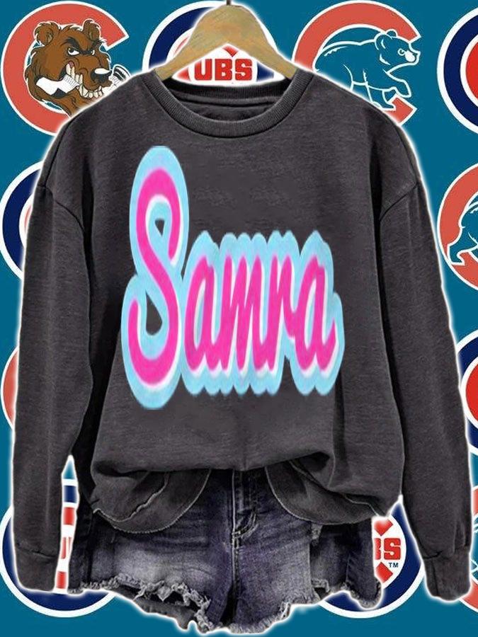 Samra text logo T-shirt t-shirt sweatshirt