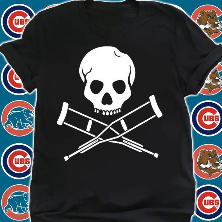 Emi Headlikahole Cross Crutches And Skull T-Shirt