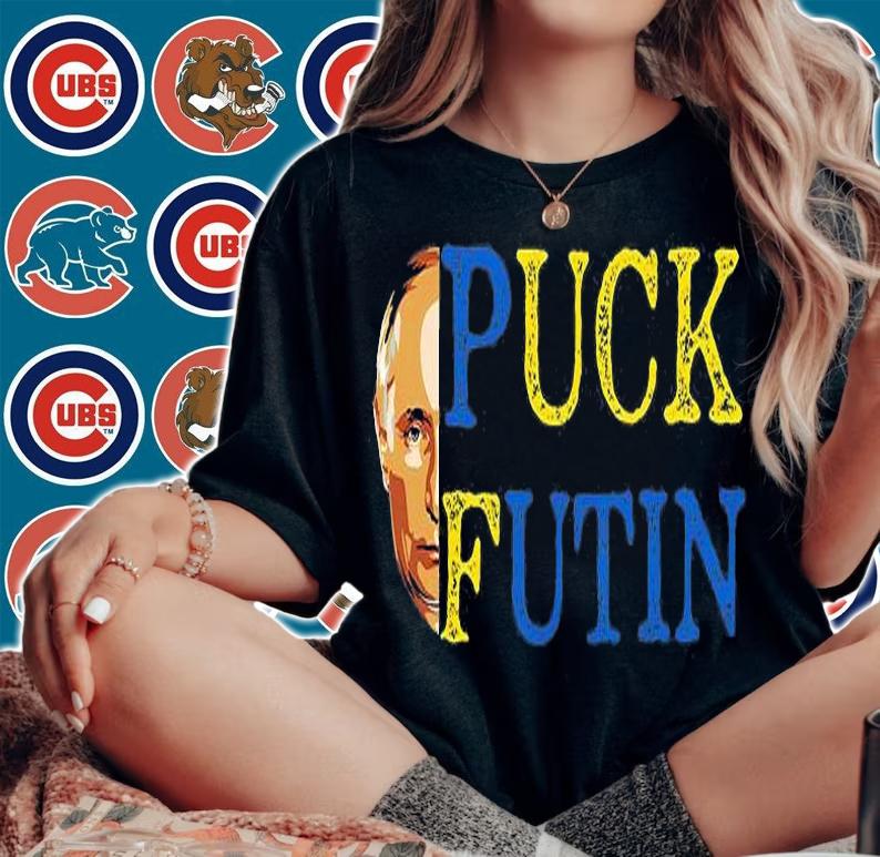 Funny Anti Putin Meme I Stand With Ukraine Ukrainian Support T-Shirt woman shirt