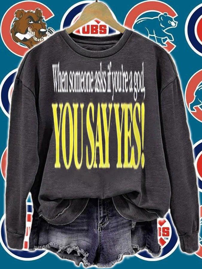 Ghostbusters When Someone Asks If Youre A God Essential Shirt sweatshirt
