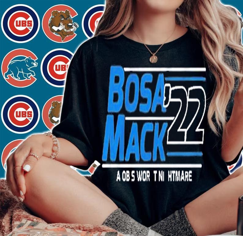 Joey Bosa And Khalil Mack Bosa Mack '22 A Qb's Worst Nightmare T-Shirt woman shirt