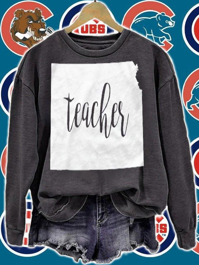 Kansas Teacher Education Home State Back To School Shirt sweatshirt