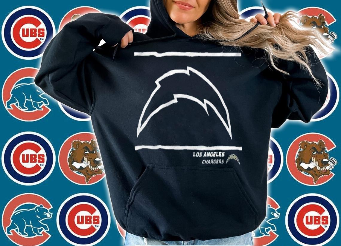 Los Angeles Chargers logo team T-shirt
