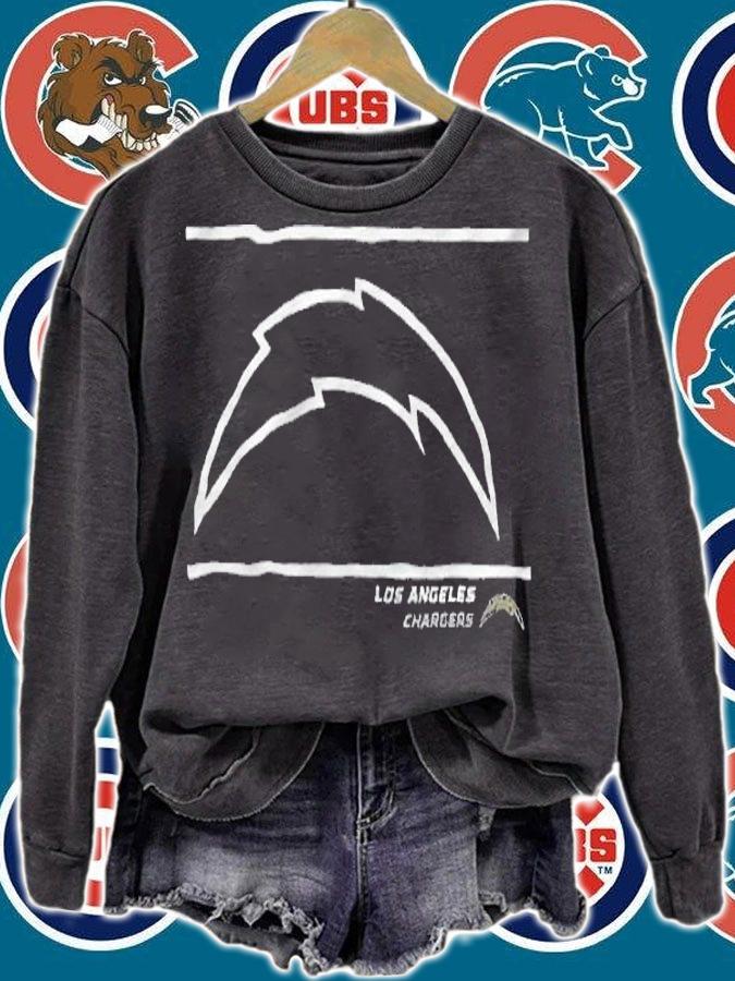 Los Angeles Chargers logo team T-shirt