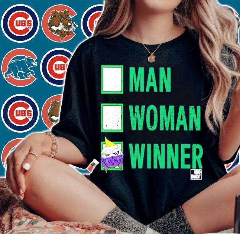Man Woman Winner Shirt woman shirt