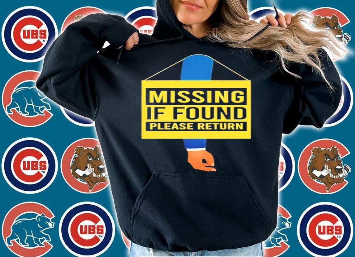 Missing If Found Please Return Shirt hoodie