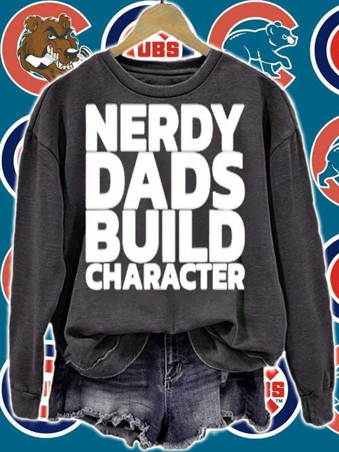 Nerdy Dads Build Character T-Shirt