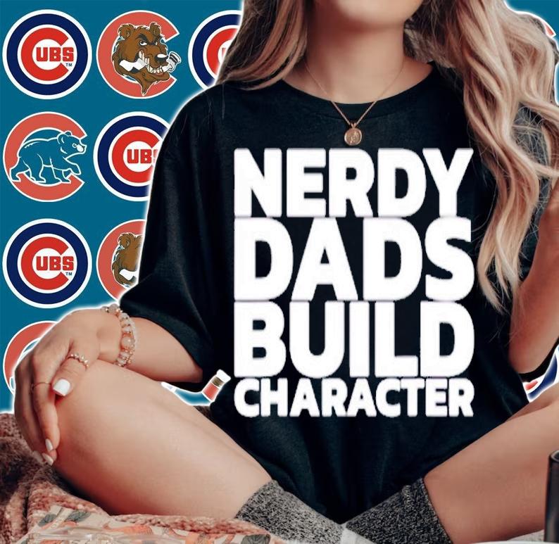 Nerdy Dads Build Character T-Shirt