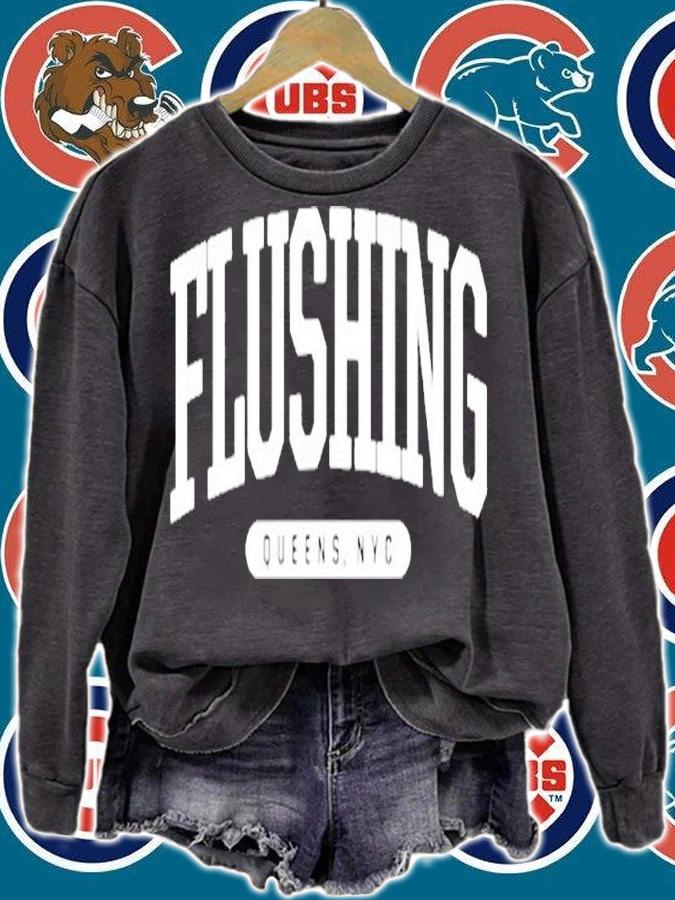 Nyc Borough Flushing Queens New York City T-Shirt sweatshirt
