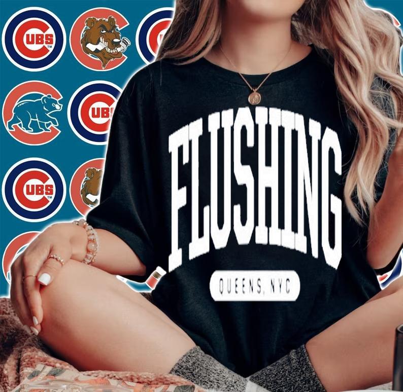 Nyc Borough Flushing Queens New York City T-Shirt woman shirt