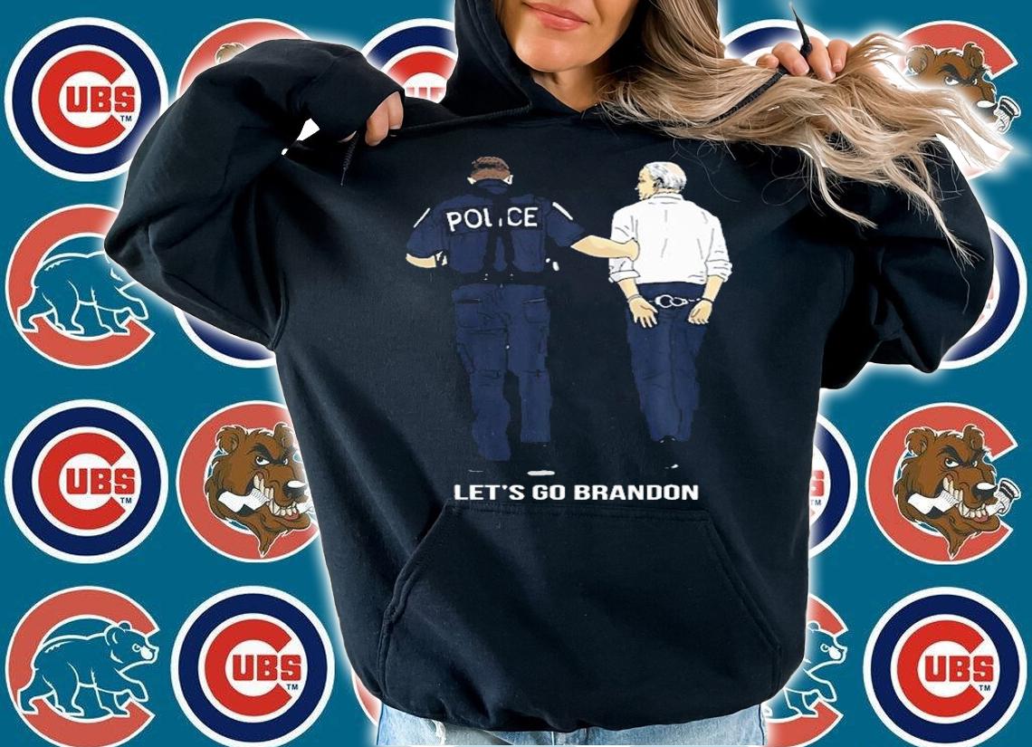 Police Let's Go Brandon Biden T-Shirt hoodie