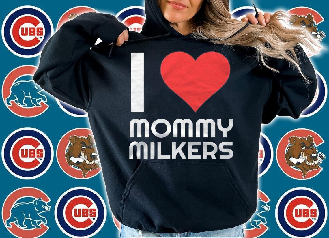 Funny Milkies Big Tiddies Meme Love Mommy Milkers Shirt