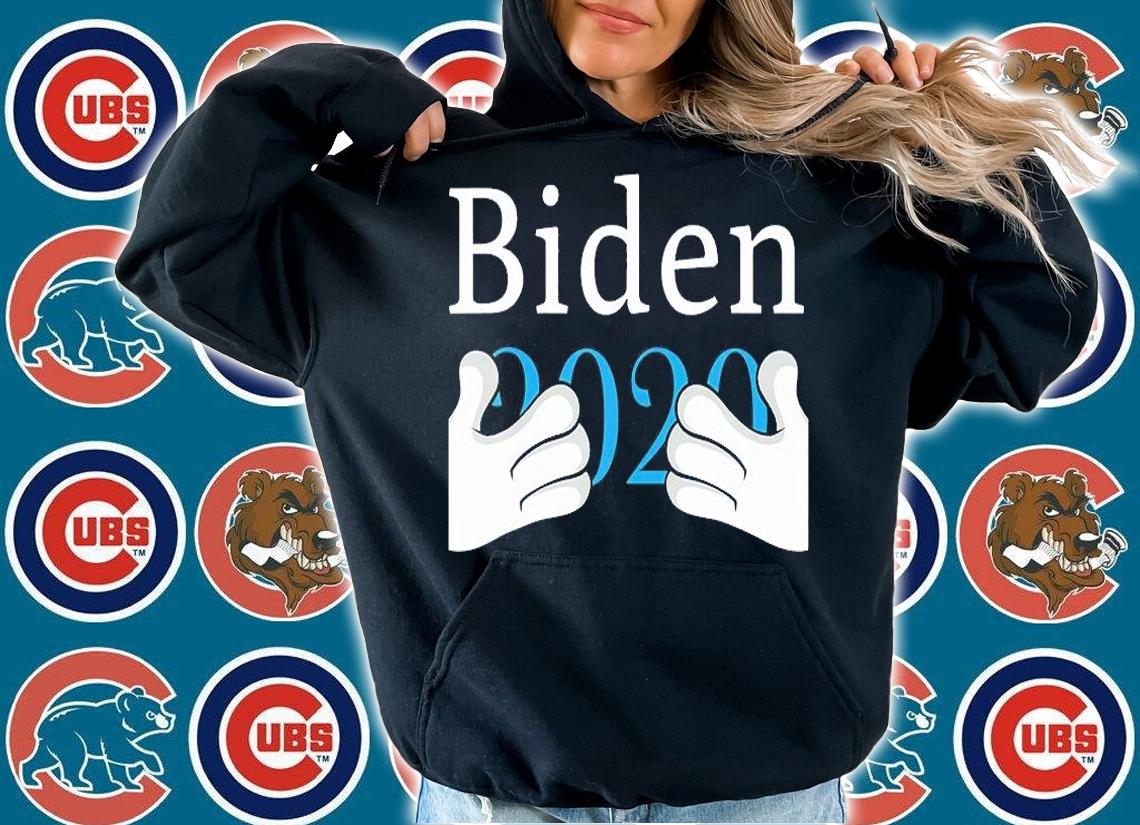Joe Biden Hands Hug Cartoon 2020 T-Shirt hoodie