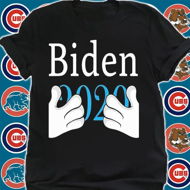 Joe Biden Hands Hug Cartoon 2020 T-Shirt shirt