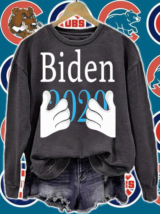 Joe Biden Hands Hug Cartoon 2020 T-Shirt sweatshirt