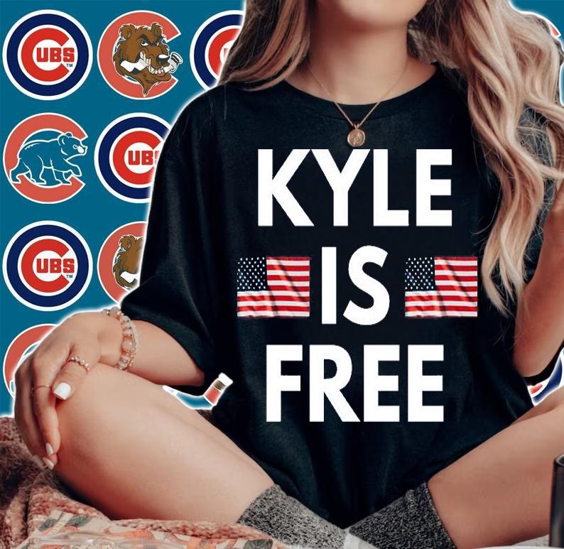 Kyle Is Free USA Flag T-Shirt