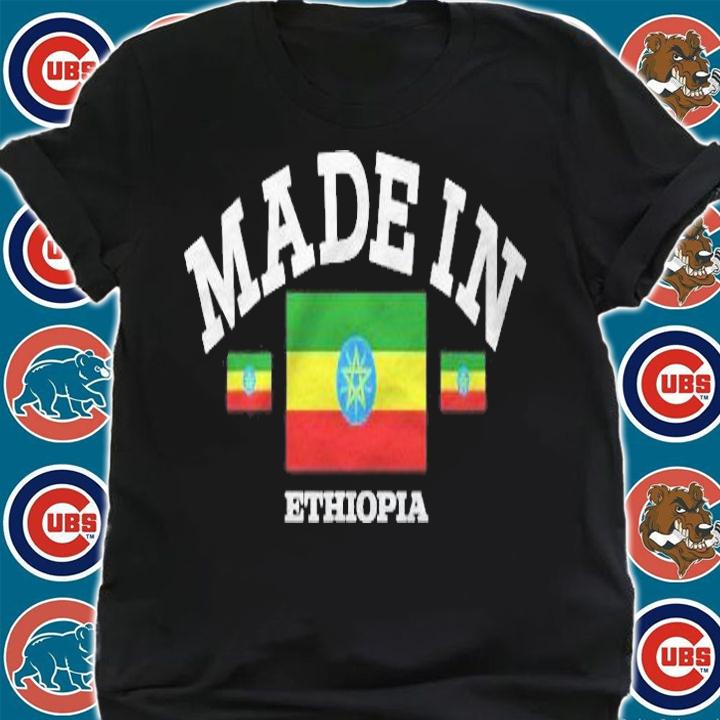 Made In Ethiopia Ethiopian Flag T-shirt
