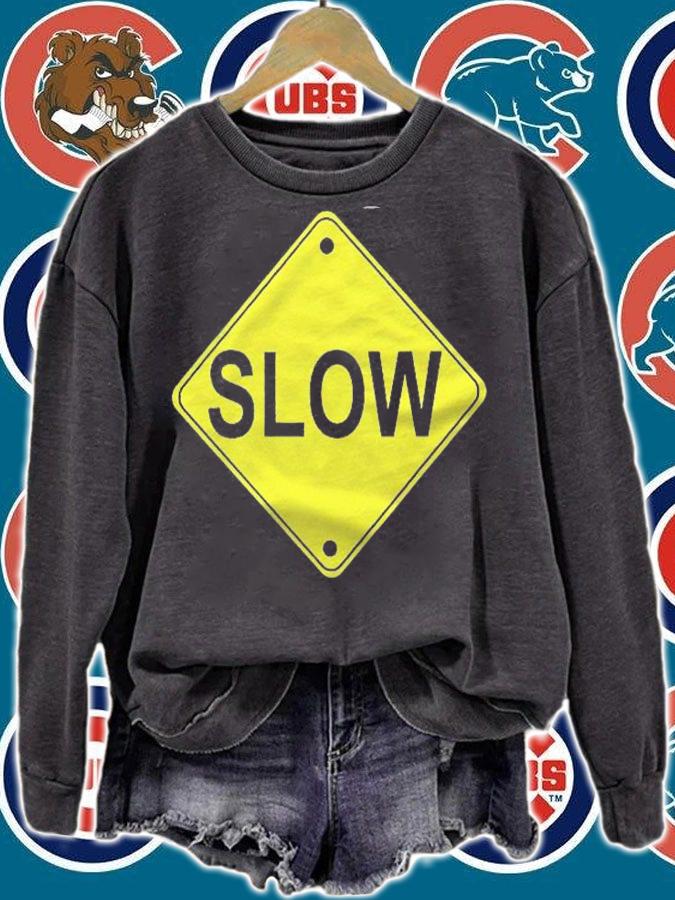 Slow Traffic Sign Street Shirt