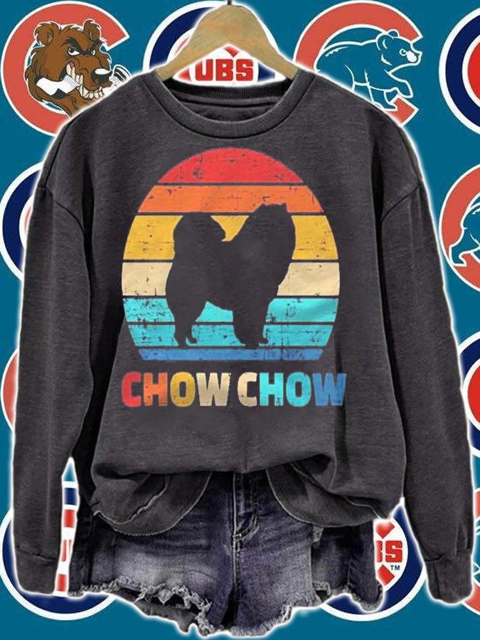 Chow Chow Vintage Dog Lover Gift Shirt sweatshirt