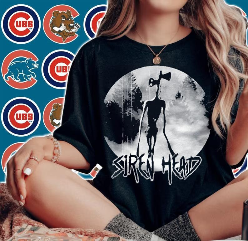 Creepy Siren Head Horror Movies Shirt