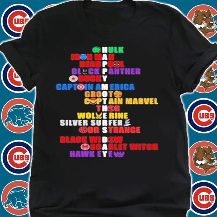 Happy Fathers Day Hulk Iron Man Deadpool Black Panther Bucky Captain America Groot Shirt shirt