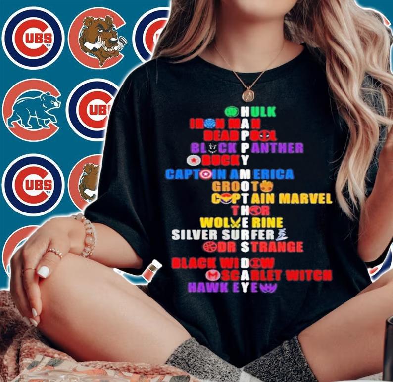 Happy Fathers Day Hulk Iron Man Deadpool Black Panther Bucky Captain America Groot Shirt woman shirt