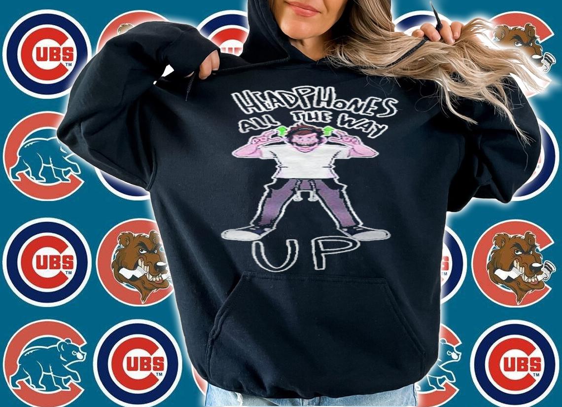 Zachbealetv headphones all the way up T-shirt hoodie
