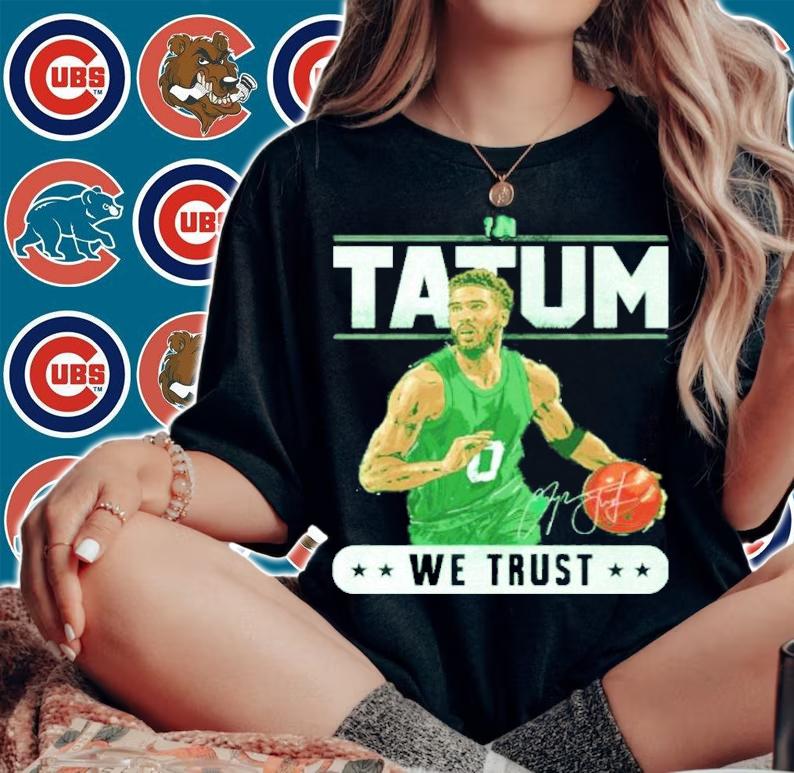Jayson Tatum Boston We Trust Basketball Signatures Shirt
