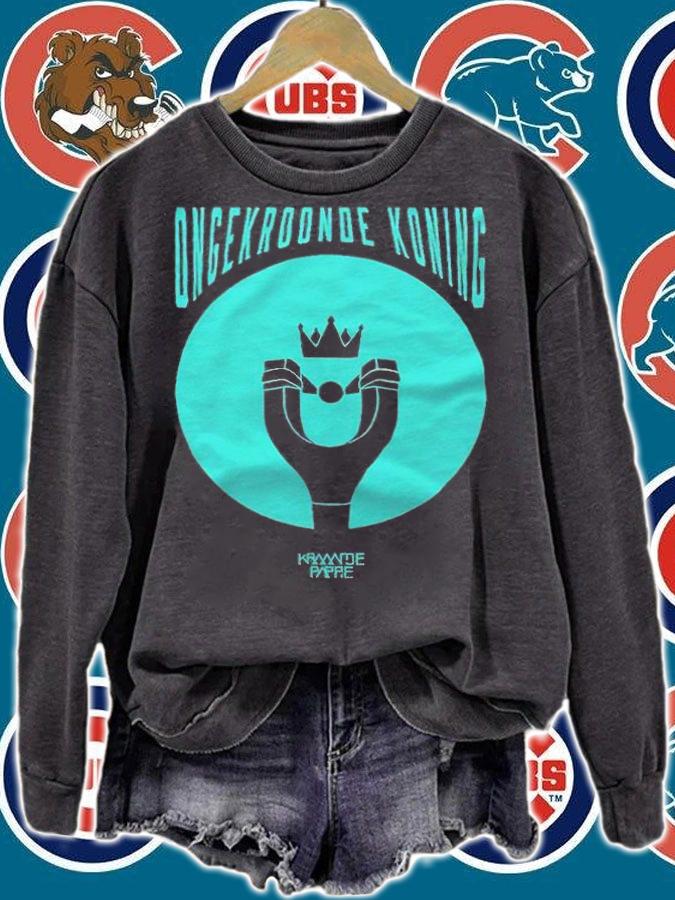 Kraantje Pappie Ongekroonde Koning T-shirt sweatshirt