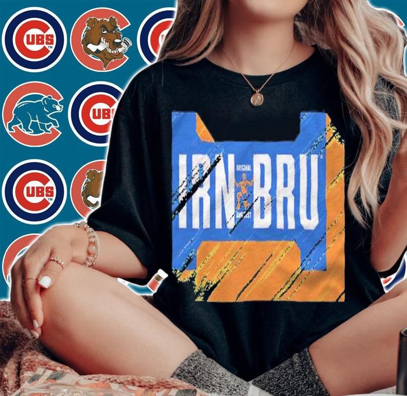 Scratched Irn-Bru T-shirt