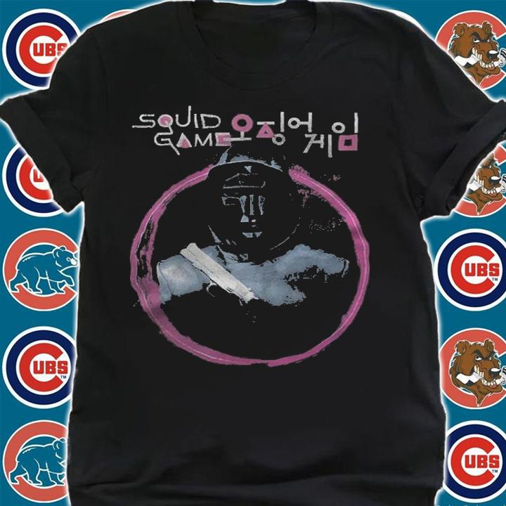 Squid Game front Man circle T-shirt