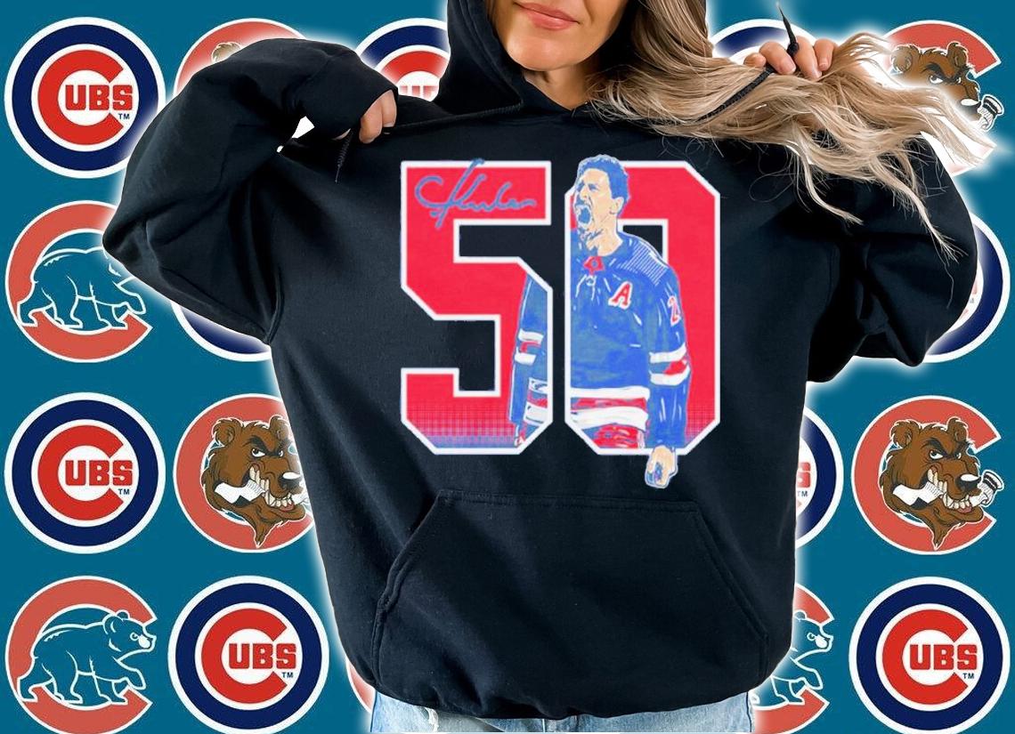 Chris Kreider 50 Goals Signatures Shirt