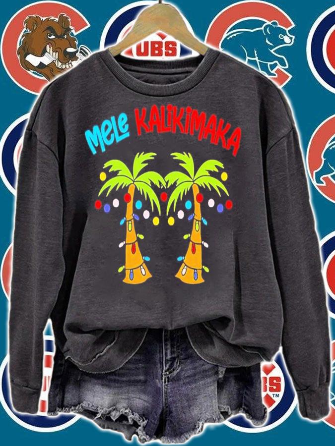 Christmas Mele Kalikimaka Santa Hawaii Shirt sweatshirt