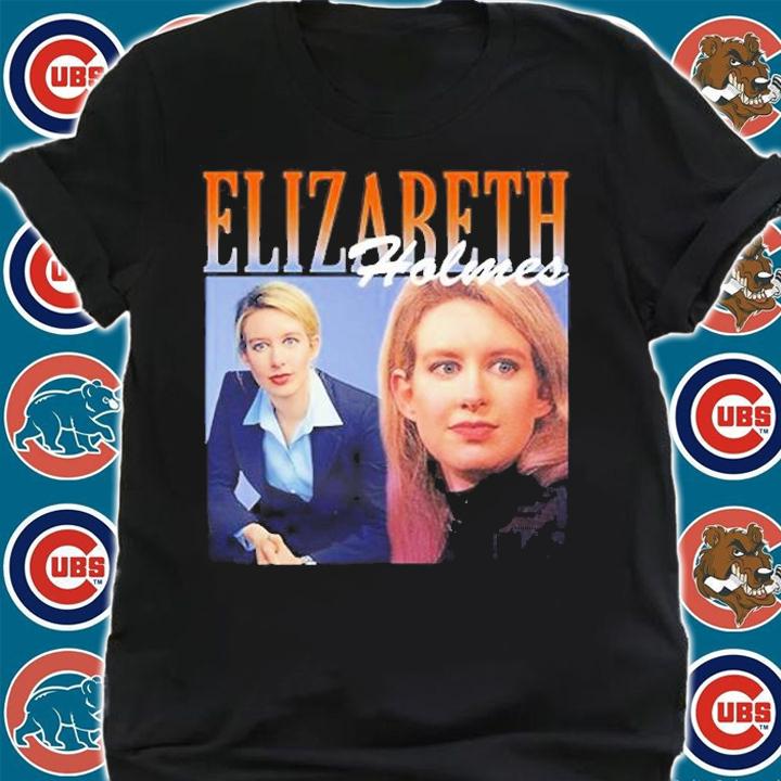 Elizabeth Holmes Theranos Founder 90s Retro Vintage T-shirt