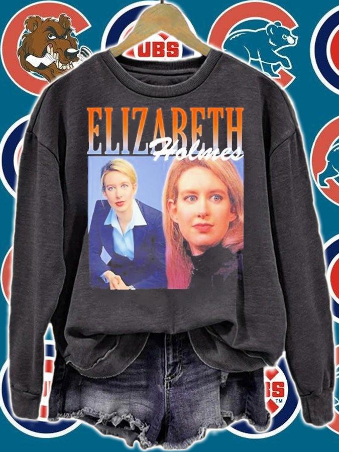 Elizabeth Holmes Theranos Founder 90s Retro Vintage T-shirt