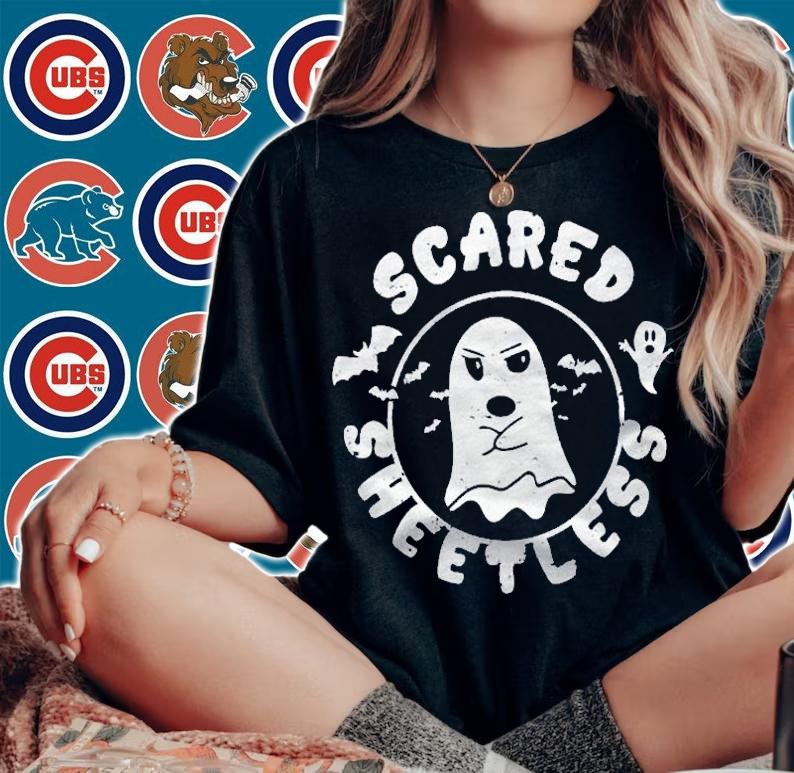 Funny Scared Sheetless Embarrassed Batty Ghost Shirt