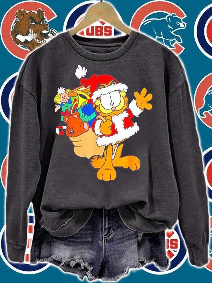 Garfield Santa Garfield With Gifts T-Shirt sweatshirt