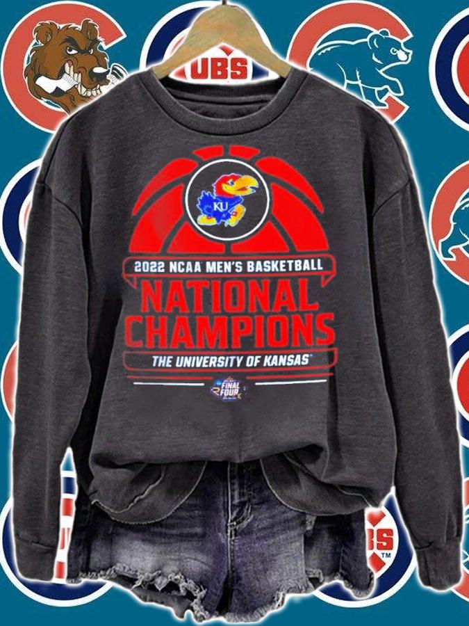 Kansas Jayhawks NCAA Men's Basketball National Champions The University Of Kansas 2022 Shirt