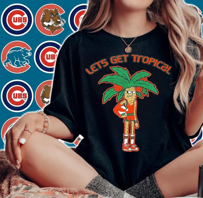 Lets Get Tropical T-Shirt woman shirt