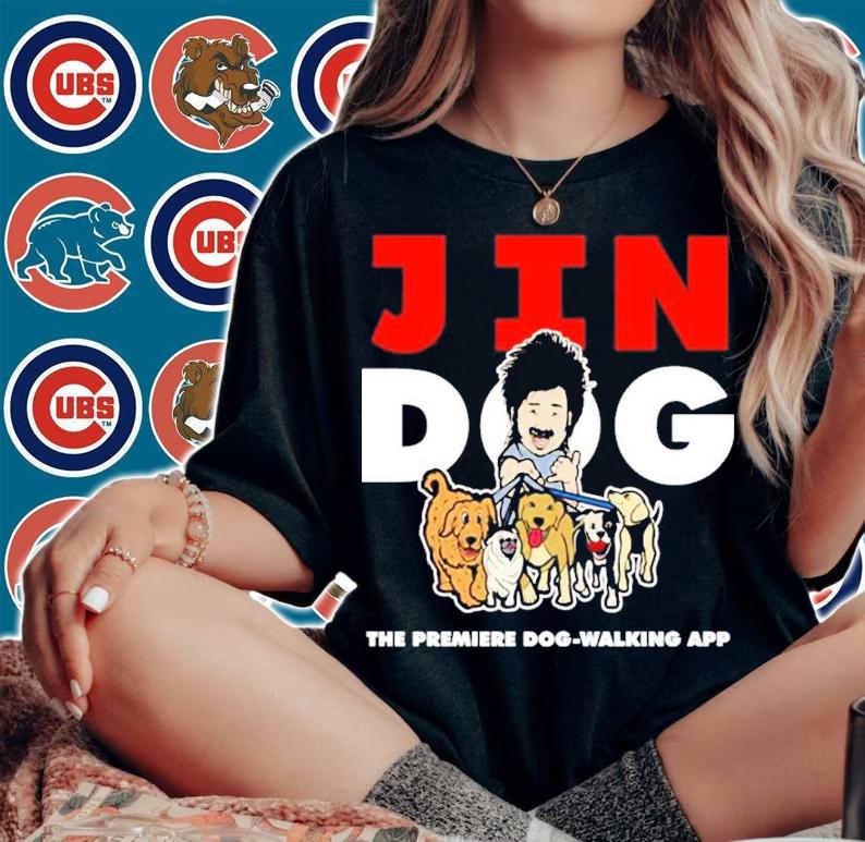 MagnumPICBS Jindog The Premiere Dog Walking App Shirt woman shirt